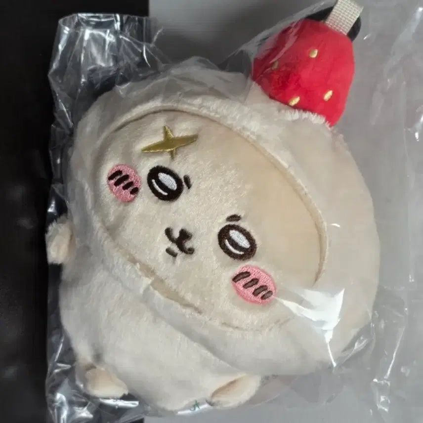[BUNJANG] Chiikawa Halloween Gamaguchi Pouch RAKKO Strawberry / 치이카와 할로윈 가마구치 파우치 딸기 랏코