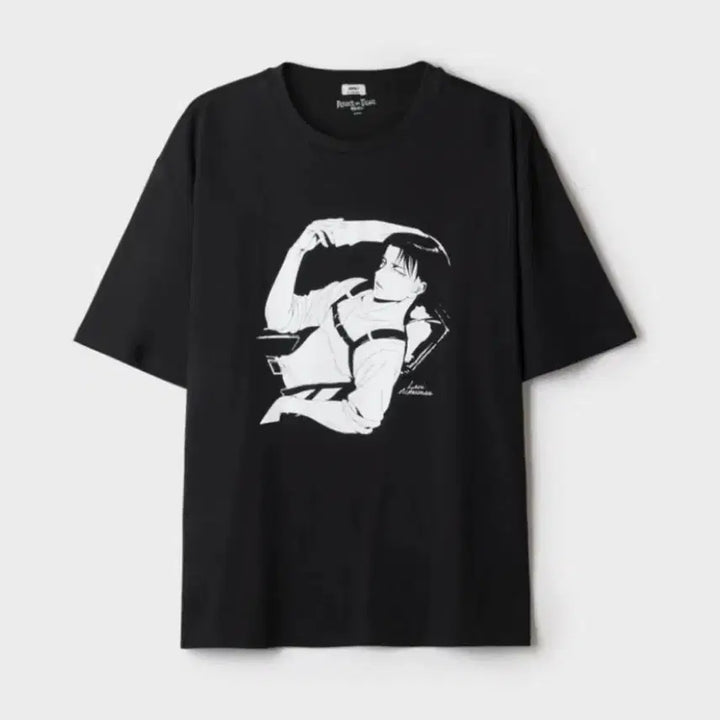[BUNJANG] SPAO Attack on Titan Levi T-Shirt L / 스파오 진격의거인 리바이 반팔 티셔츠 L