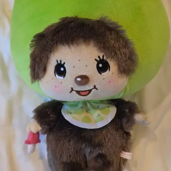 [BUNJANG] Monchhichi Ringo Apple Plush Toy / 몬치치 링고 사과 봉제인형