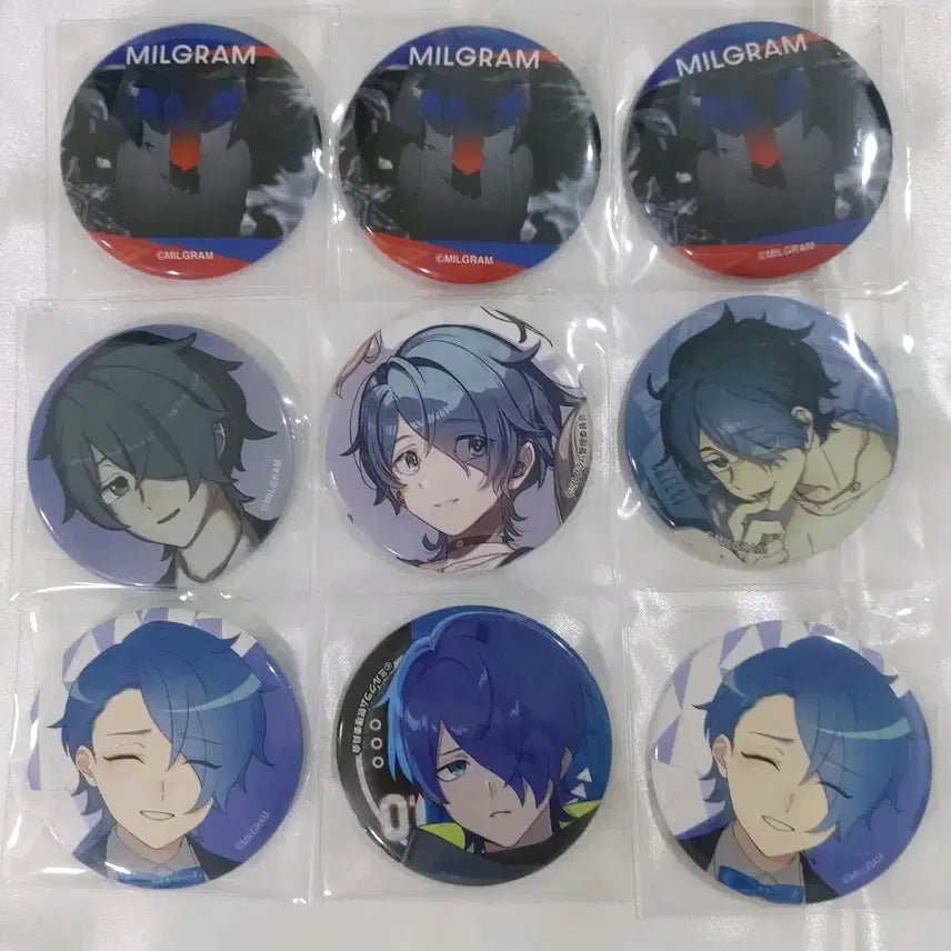 [BUNJANG] Milligram Haruka Can Badge Bundle Set / 밀그램 하루카 캔뱃지 일괄