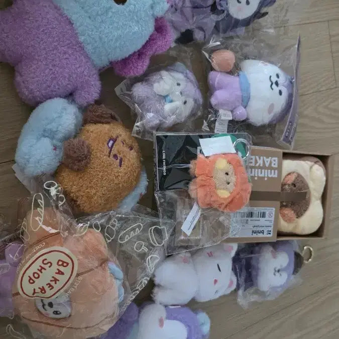 [BUNJANG] BT21 Mang &amp; Shooky Plush Bundle Set / BT21 망 슈키 Bts 인형 일괄