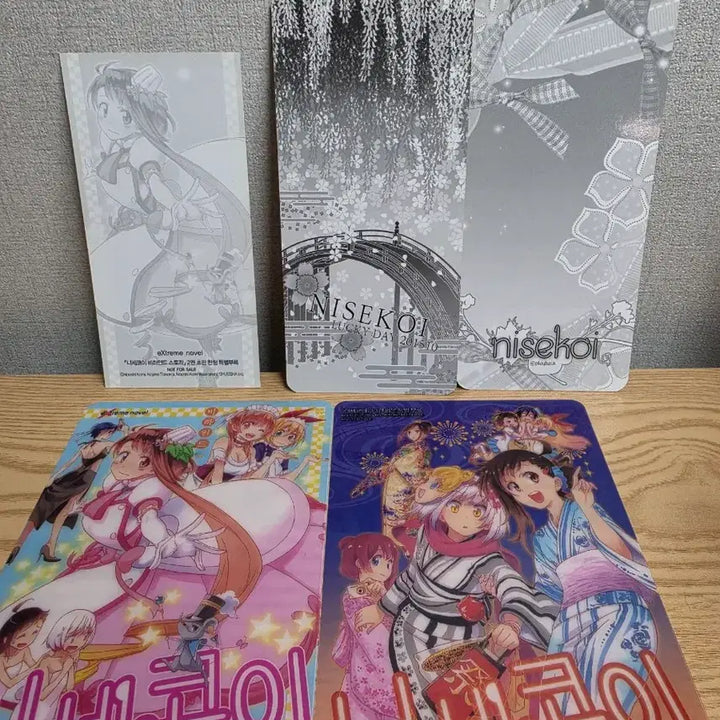 [BUNJANG] Nisekoi Light Novel Special Appendix Set / 니세코이 라노벨 특별부록 오노데라 고전 굿즈 세트