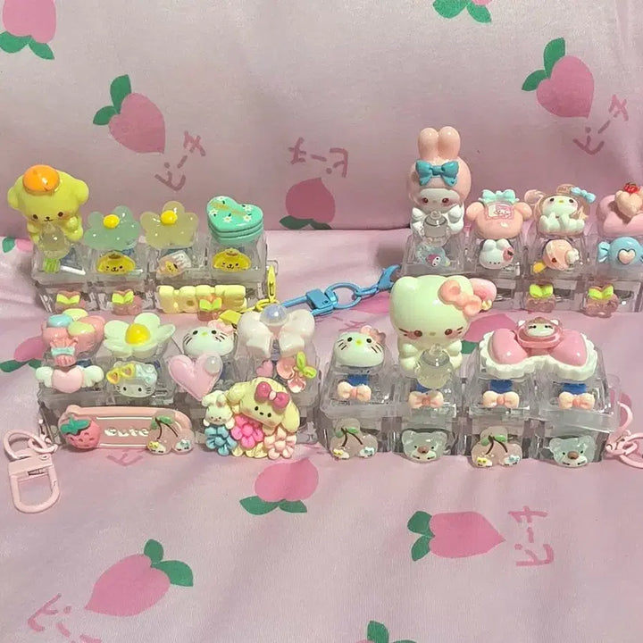 [BUNJANG] Custom Handmade LED Keycap Keyring / LED 키캡 키링