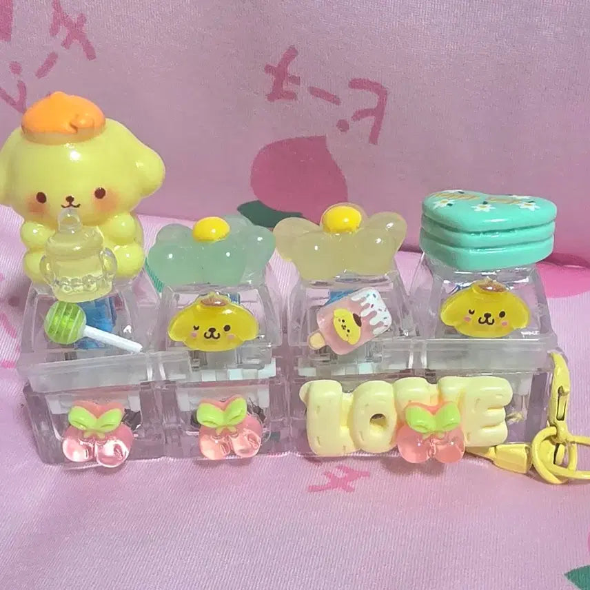 [BUNJANG] Custom Handmade LED Keycap Keyring / LED 키캡 키링