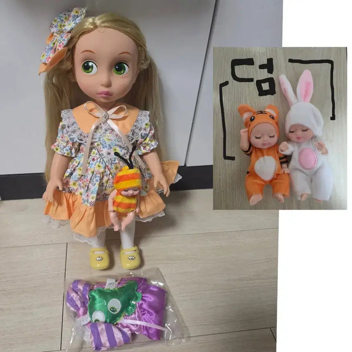 [BUNJANG] Disney Baby Doll Rapunzel (Genuine) 2015 Old Version / 디즈니베이비돌 라푼젤 인형 (정품) 15년 구버전