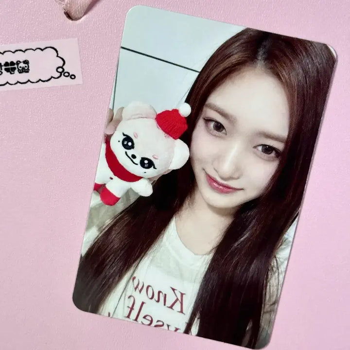 [BUNJANG] IVE MiniV Christmas Plush Doll Leseo Photocard / 아이브 미니브 크리스마스 플러시 인형 이서 포카