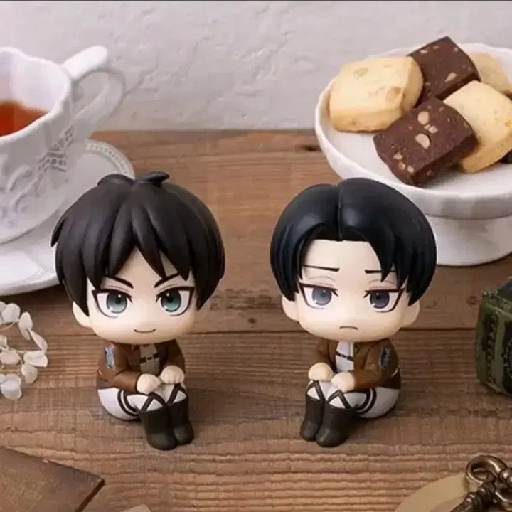 [BUNJANG] Attack on Titan Levi Eren Lookup Figure Set (Includes POB) / 진격의 거인 리바이 에렌 룩업 세트 (특전포함)