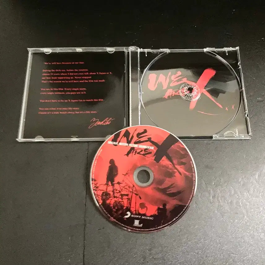 [BUNJANG] X Japan We Are X OST Signed CD / 엑스 재팬-We Are X OST 풀밴드 친필싸인CD