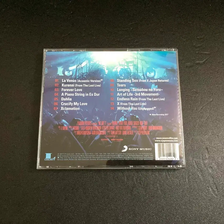 [BUNJANG] X Japan We Are X OST Signed CD / 엑스 재팬-We Are X OST 풀밴드 친필싸인CD