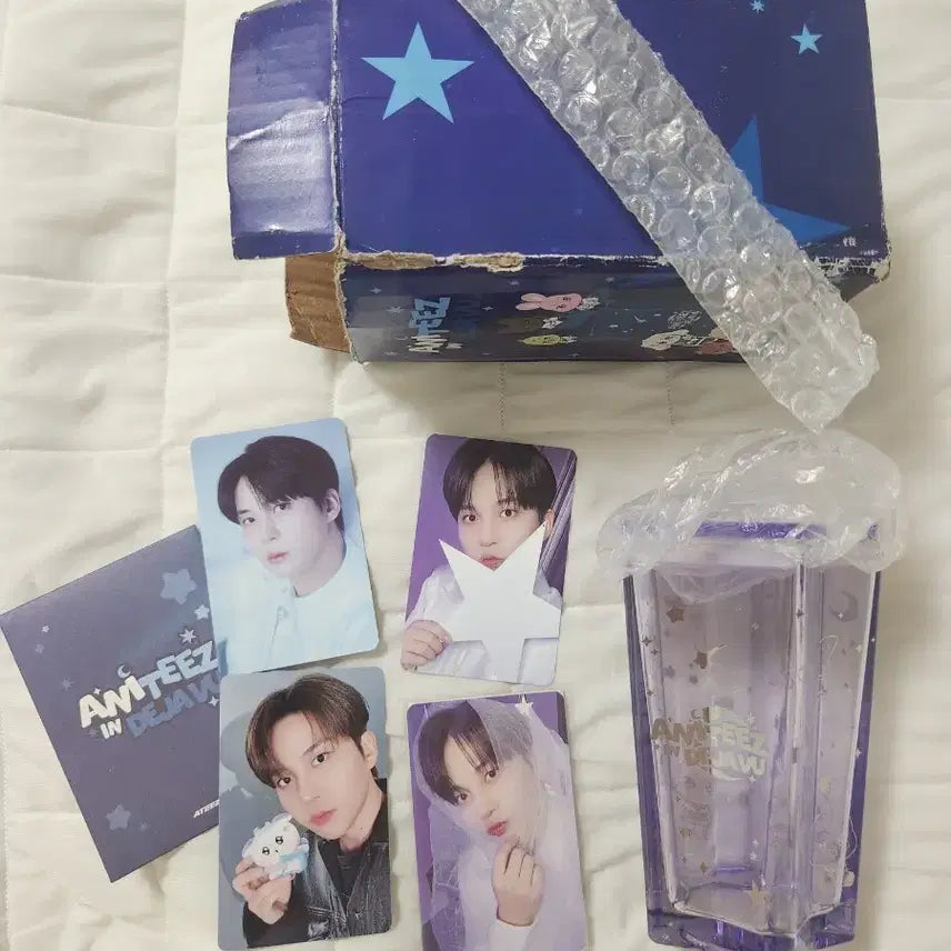 [BUNJANG] ATEEZ Tumbler &amp; Photocard Set / 에이티즈텀블러,포카전부포함