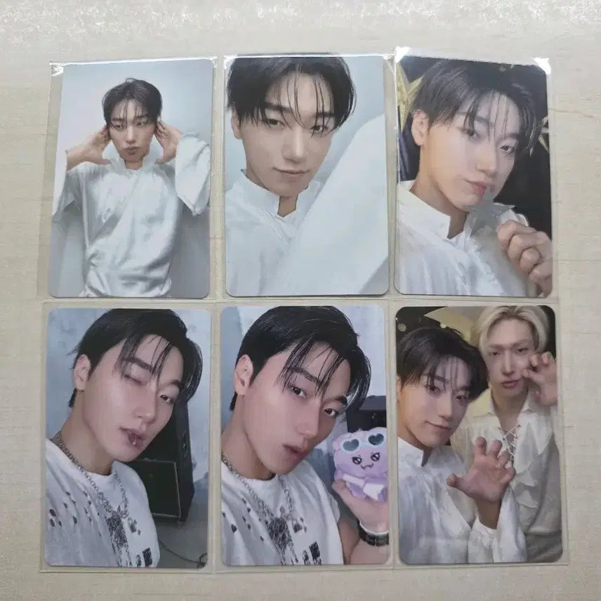 [BUNJANG] ATEEZ Choi San Photocard Unit Lucky Draw Set / 에이티즈 최산 포카 애니티즈 마이티즈 팝업 트레카 입장 공굴리기 게임 특전 유닛 산밍키 피크 인형 별 휴지 6장 일괼양도판매