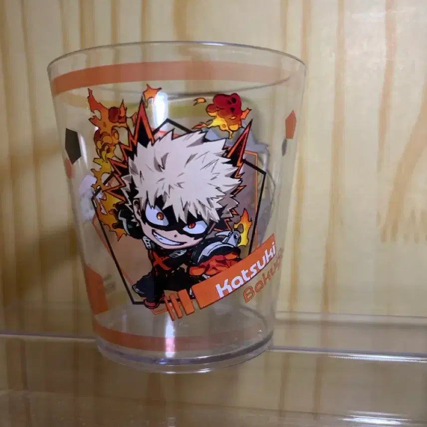 [BUNJANG] My Hero Academia Bakugo &amp; All Might Acrylic Cup / 나의 히어로 아카데미아 바쿠고, 올마이트 아크릴 컵