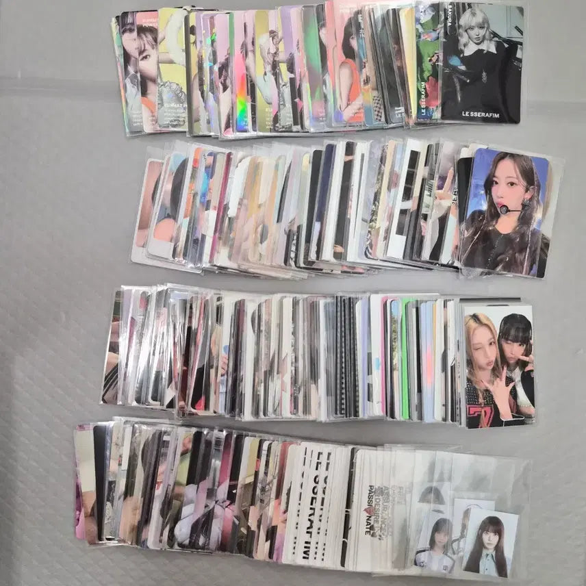 [BUNJANG] LE SSERAFIM Official Photocard Bundle Set (250 pcs) / 르세라핌 공식 포카 250장 일괄 양도