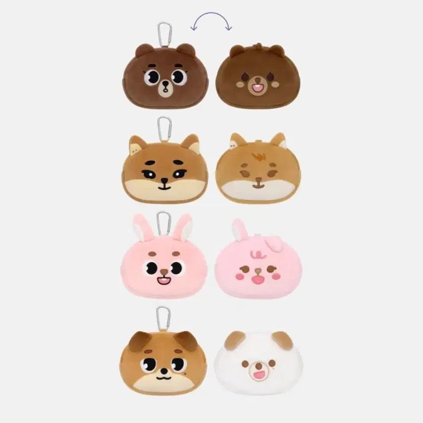 [BUNJANG] Denimals Reversible Pouch Kai / 데니멀즈 케 리버시블 파우치