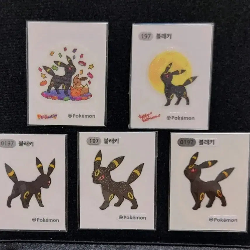 [BUNJANG] Pokemon Stickers Bundle Set / 포켓몬 띠부씰