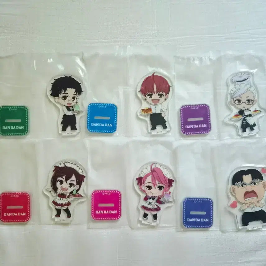 [BUNJANG] Dandadan SEGA Lucky Draw SD Acrylic Stand Set (6 Types) / 단다단 세가 럭키쿠지 SD 아크릴 스탠드 6종