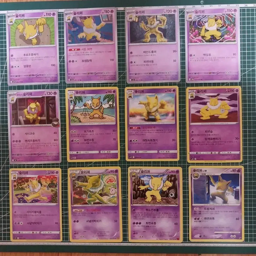 [BUNJANG] Pokemon Card Sleeper Common Cards 12 Types Bundle Set / 포켓몬카드 슬리퍼 일반카드 12종 일괄