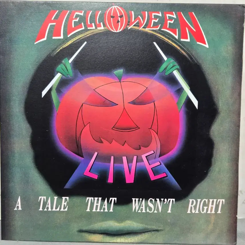 [BUNJANG] Helloween Live Album LP Vinyl / 1-1350 . LP음반.HELLOWEEN  헤비 매틀 그룹 헬로윈의 라이브 앨범.가요 중고 팝 클래식 라이센스