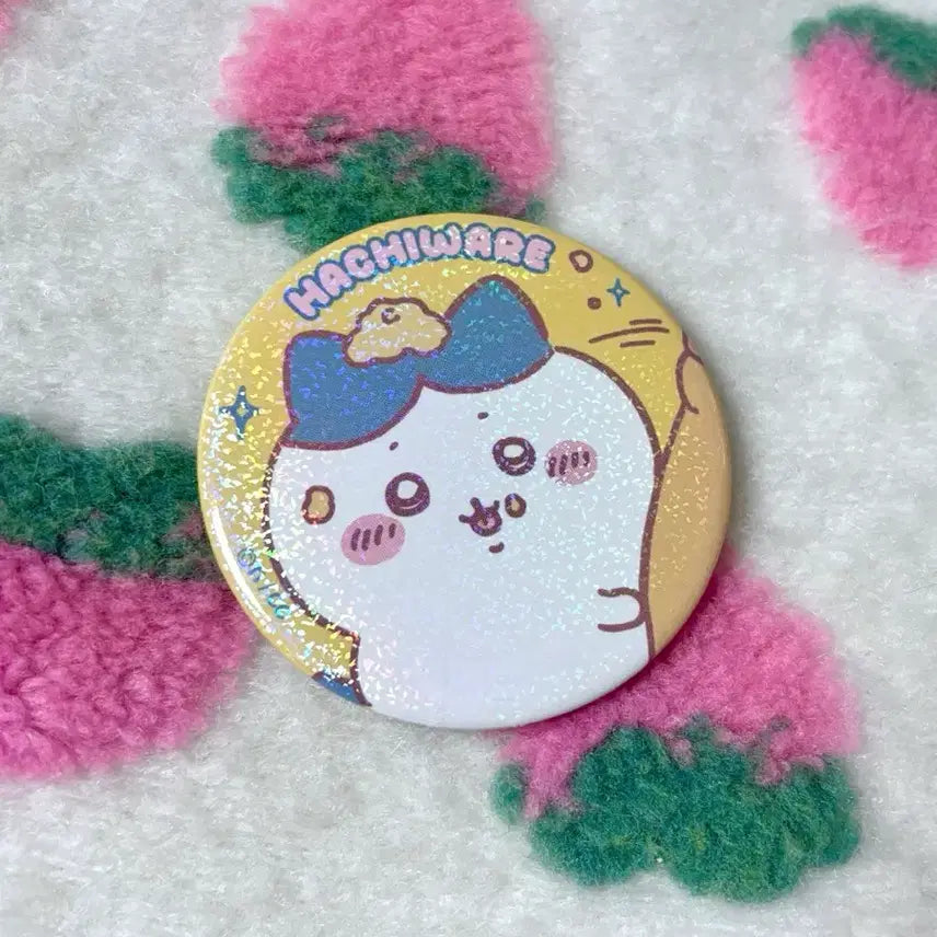 [BUNJANG] Chiikawa Mogu Mogu Can Badge Hachiware / 먼작귀 치이카와 모구모구 캔뱃지 하치와레 판매