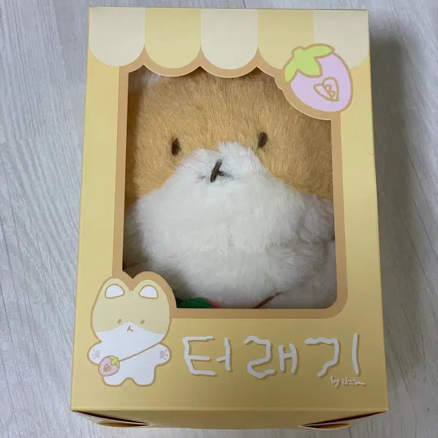 [BUNJANG] Baekhyun "Fuzzy Bear" Plush Doll (Sealed) / 백현 터래기 인형 미개봉