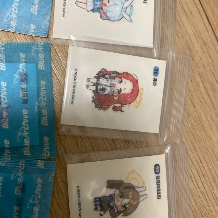 [BUNJANG] Blue Archive 8 Stickers Bundle Set / 블루아카이브 띠부씰 8장 일괄