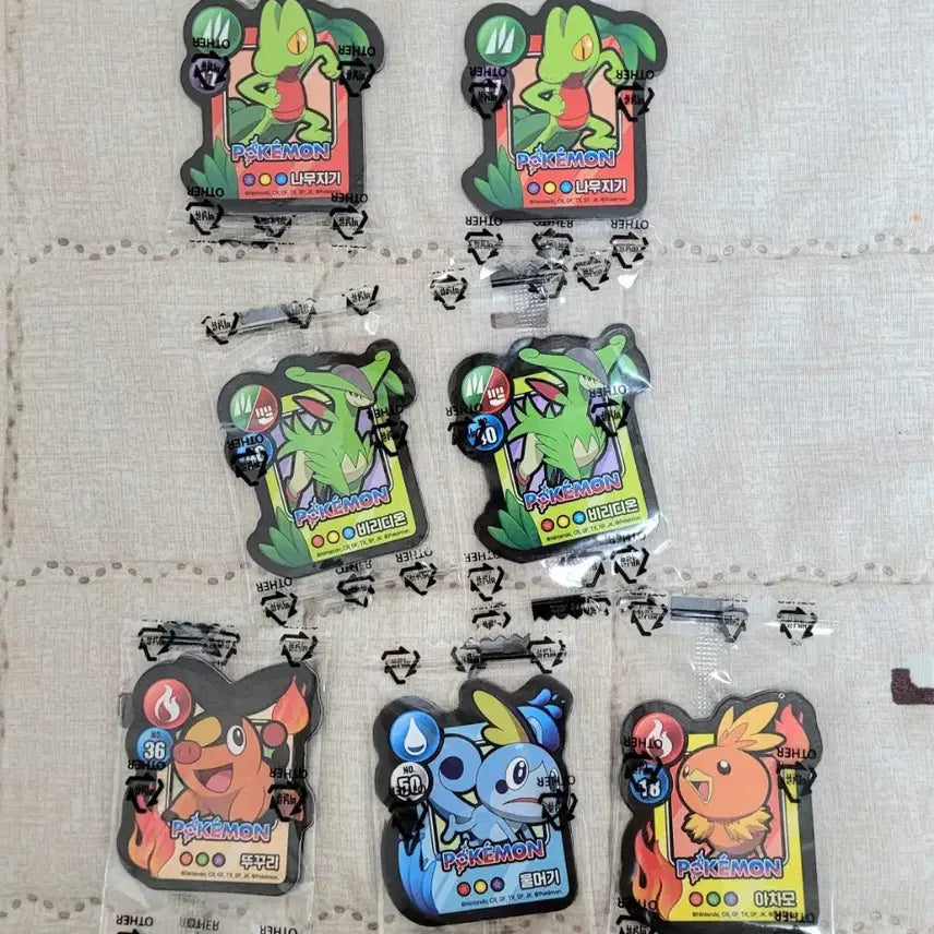 [BUNJANG] Pokemon Cookie Magnet Set 1 &amp; 2 / 포켓몬 쿠키 마그넷 1, 2탄 판매