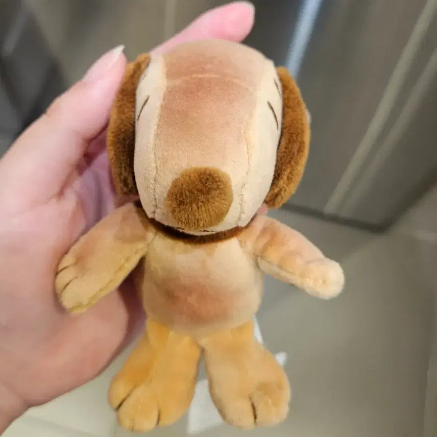 [BUNJANG] Snoopy "Baked Bread" Plush Keychain (New) / 스누피 구운빵 브레드 인형 키링 (새상품)
