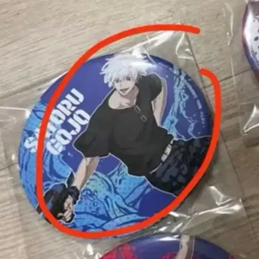 [BUNJANG] Gojo Can Badge / 고죠 캔뱃지