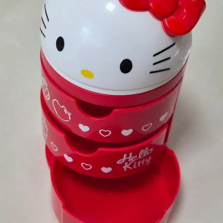 [BUNJANG] Sanrio Hello Kitty Drawer Organizer Storage Box / 산리오 헬로키티 서랍 정리함 보관함