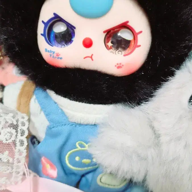 [BUNJANG] BabyThree Black Rabbit Odd Eye Set / 베이비쓰리 검은토끼 오드아이