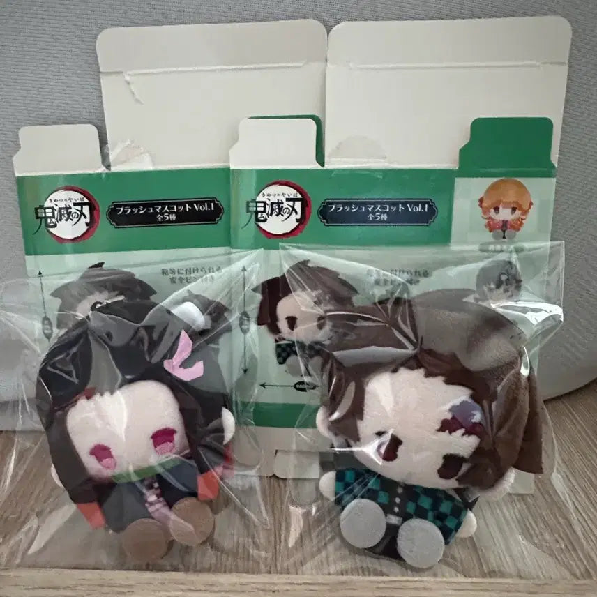 [BUNJANG] Demon Slayer Tanjiro &amp; Nezuko Plush Doll Bundle Set / 일괄)귀멸의 칼날 탄지로+네즈코 플러쉬 누이