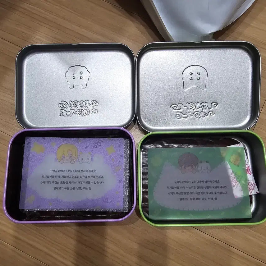 [BUNJANG] PLAVE Birthday Tin Case Set (Noah + Hamin) / 플레이브 십카페 생일 틴케이스 (노아+하민)