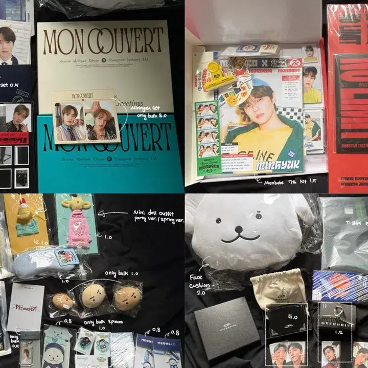 [BUNJANG] MONSTA X Bundle Set - Various Merchandise / 몬스타엑스 굿즈 일괄 판매