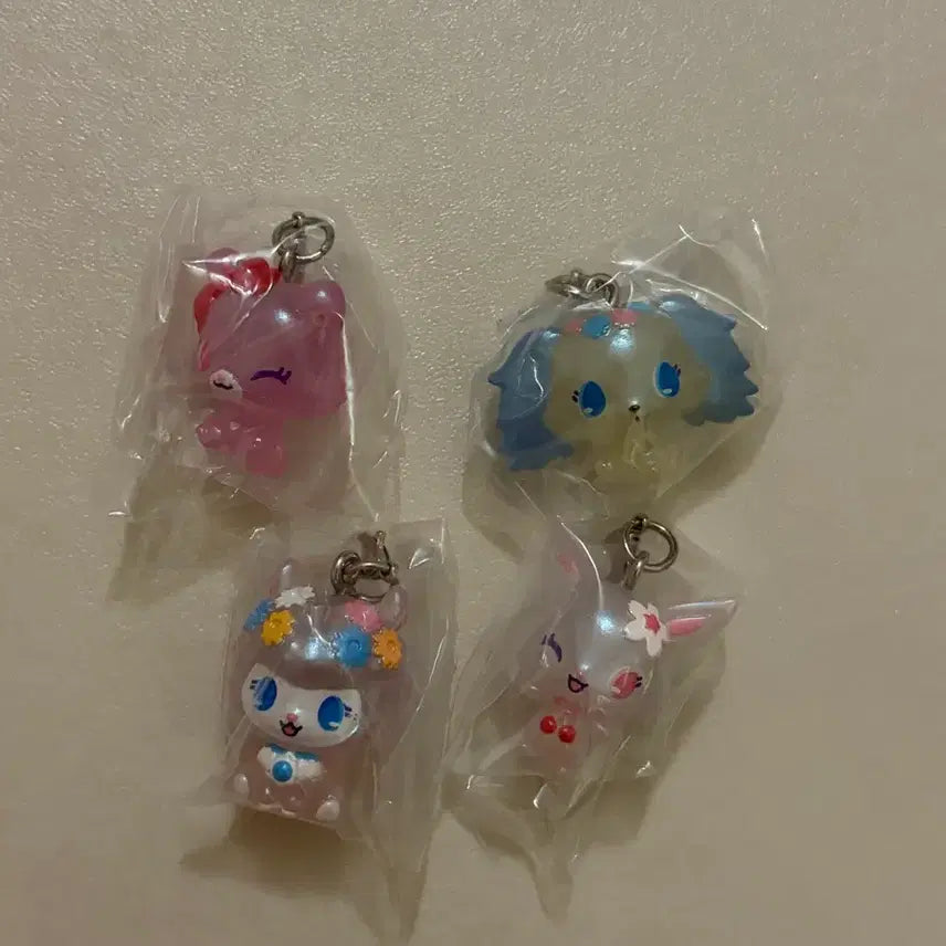 [BUNJANG] Jewelpet Accessories Bundle (Ruby, Garnet, Sapphire, Angela) / 쥬얼펫 메지루시 일괄(루비 가넷 사피 안젤라)