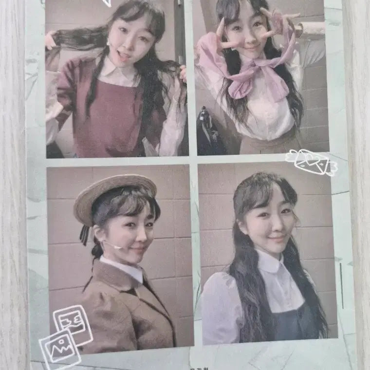 [BUNJANG] 2023 Musical Daddy Long Legs Kim Ryeowon Jerusha Four-Cut Photo / 2023 뮤지컬 키다리아저씨 김려원 제루샤 네컷사진