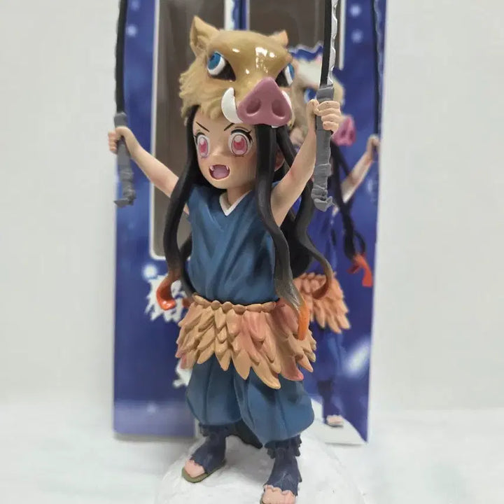 [BUNJANG] Demon Slayer Inosuke &amp; Nezuko Figure Set / 귀멸의 칼날 이노스케 네즈코 피규어