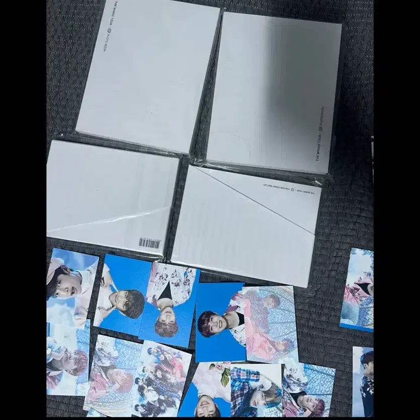 [BUNJANG] BTS Wings Tour Photobook Bundle Set / bts 미개봉 미개봉 윙즈투어포북2+윙즈스탬프2+포카72장 모두 일괄