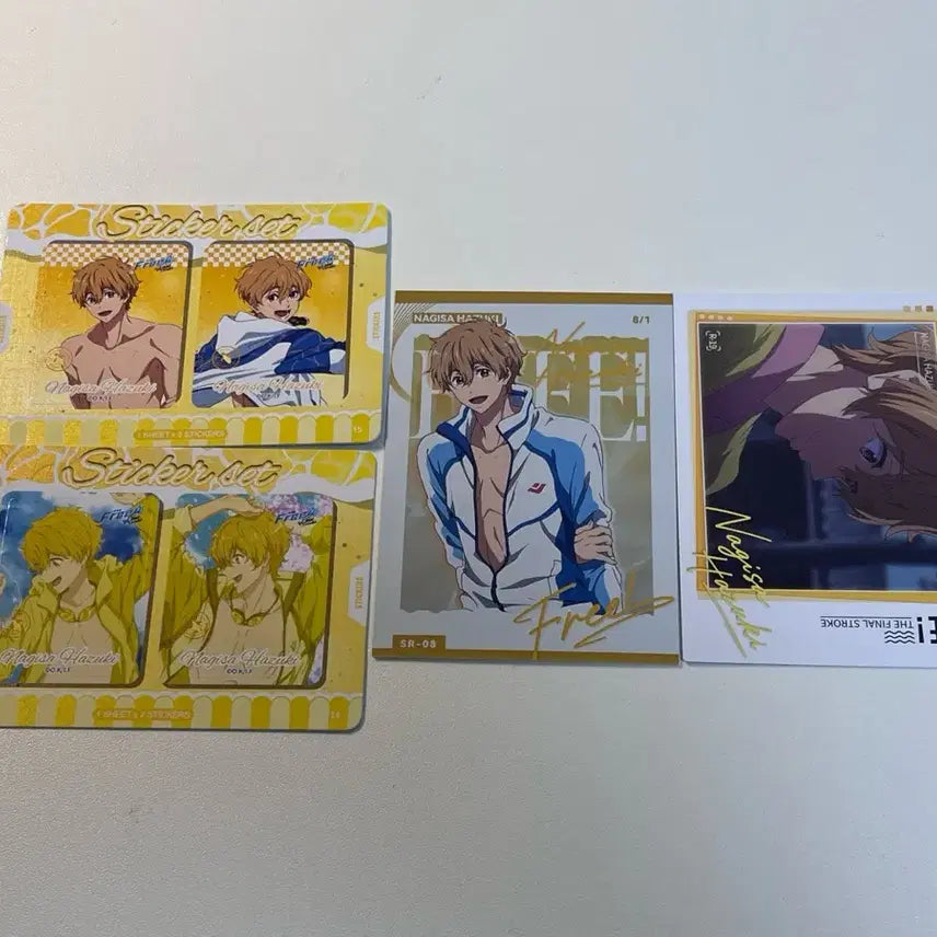 [BUNJANG] Nagisa Hazuka Card Sticker Bundle Set / 프리! 하즈카 나기사 카드 스티커 일괄 더 파이널 스트로크