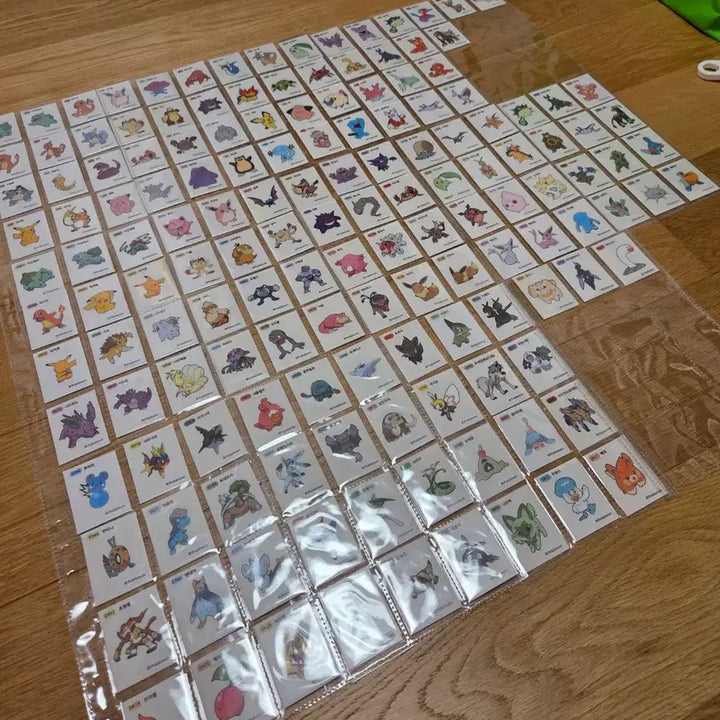 [BUNJANG] Pokemon 236 Stickers Bundle Set with Binder / 포켓몬 띠부씰 236장 띠부씰일괄 띠부씰북 포켓몬씰