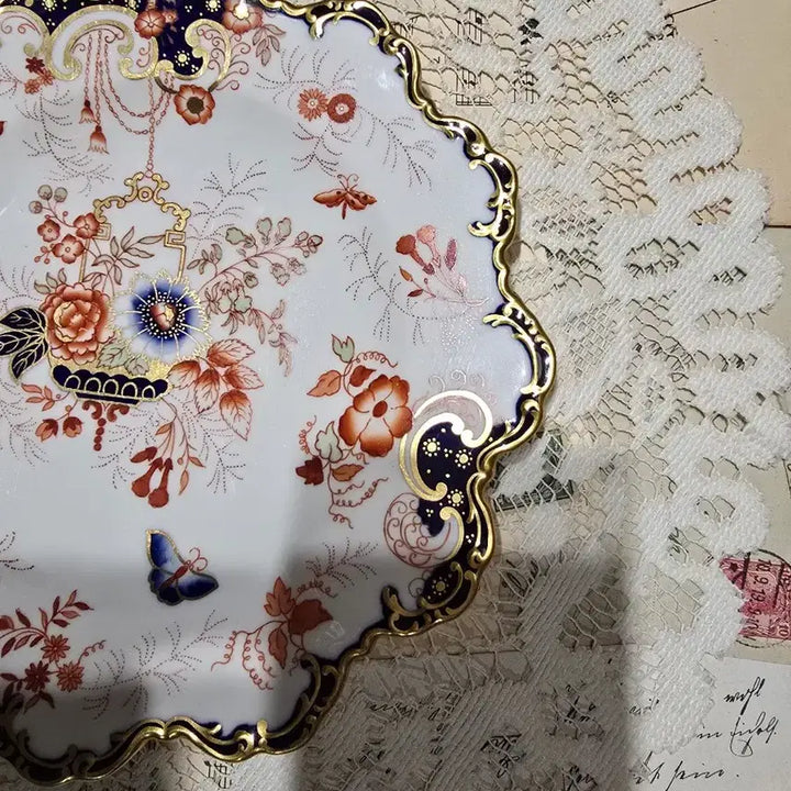 [BUNJANG] Antique Royal Crown Derby Plate / 앤틱 로얄 크라운 더비