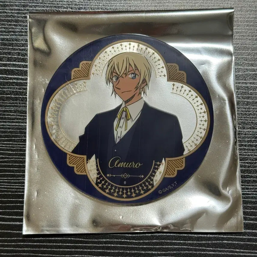 [BUNJANG] Detective Conan Amuro Acrylic Tea Coaster / 명탐정코난 카페 아무로 아크릴 티코스터
