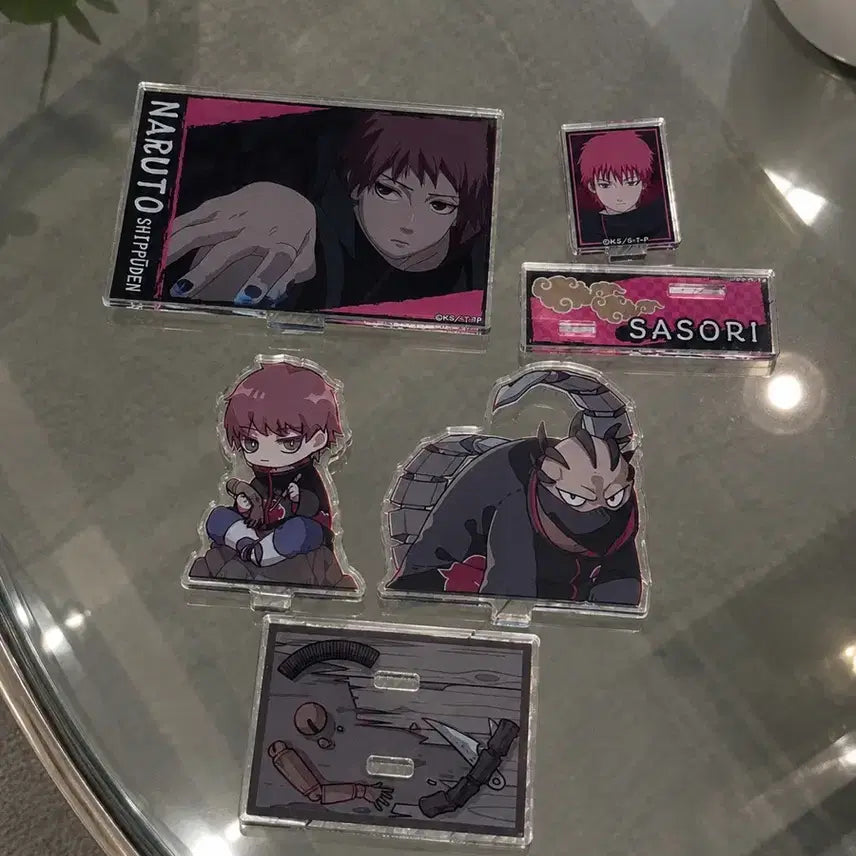 [BUNJANG] Naruto Sasori Acrylic Stand Bundle Set / 나루토 사소리 아크릴스탠드 2개 일괄
