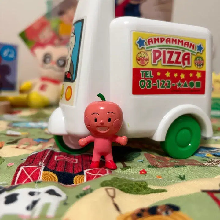 [BUNJANG] Ringo-man Apple Man Figure - Rare Vintage / 링고만 사과맨 피규어 호빵맨 희귀캐릭터