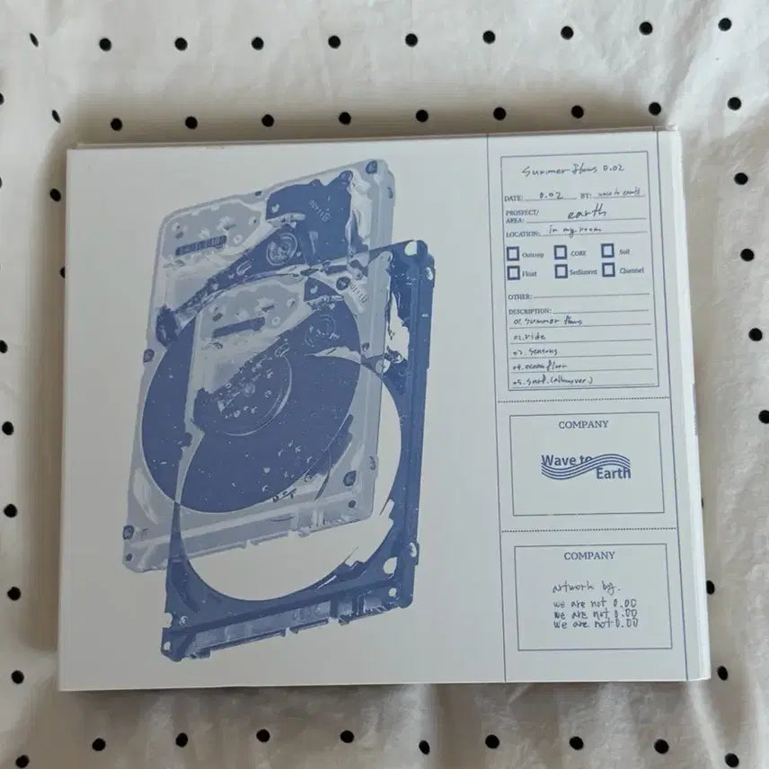 [BUNJANG] wave to earth Summer Flows 0.02 CD Album / 웨이브투어스 wave to earth summer flows 0.02 CD 앨범 팝니다