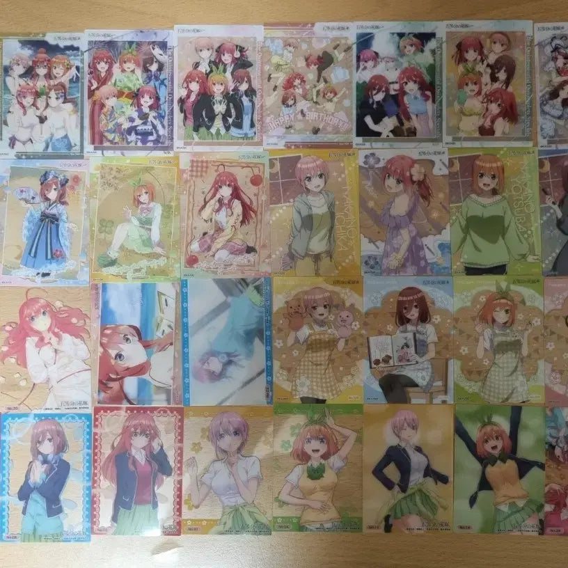 [BUNJANG] The Quintessential Quintuplets Clear Card Bundle Set / 일괄) 오등분의 신부 클리어 카드