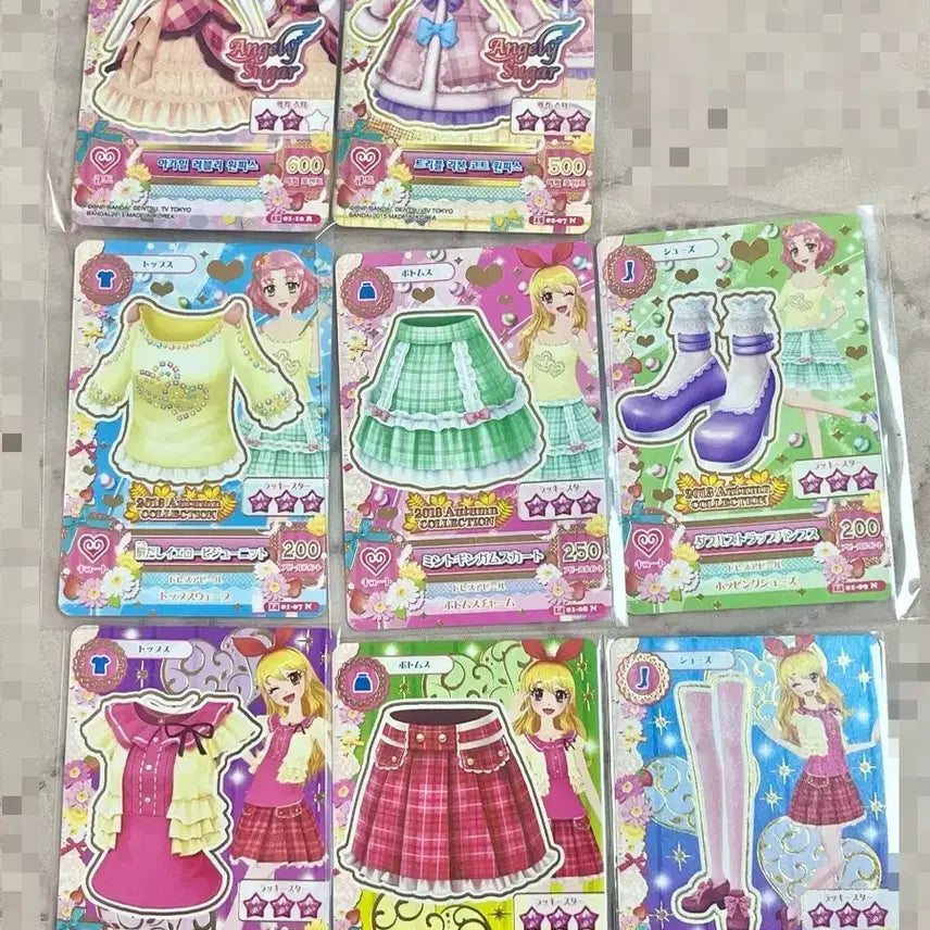 [BUNJANG] Aikatsu Hoshimiya Ichigo Limei Card Bundle Set / 아이엠스타 아이카츠 호시미야 이치고 라임이 카드 일괄