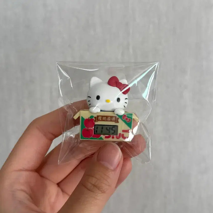 [BUNJANG] Sanrio Hello Kitty Mini Desk Clock Gacha / 산리오 헬로키티 박스 미니 탁상 시계 가챠