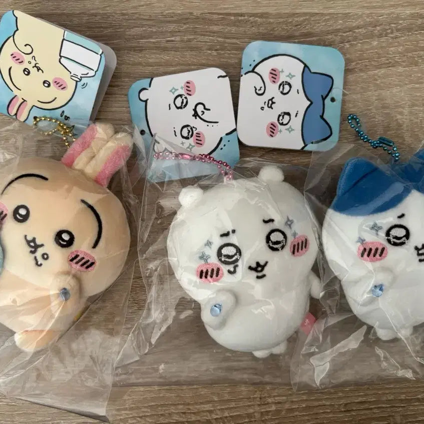 [BUNJANG] Chiikawa Hachiwara Usagi Hamster Plush Bundle Set / 물사기 물하치 물치이 물 우사기 물 하치와레 물 치이카와 햄냥토 일괄