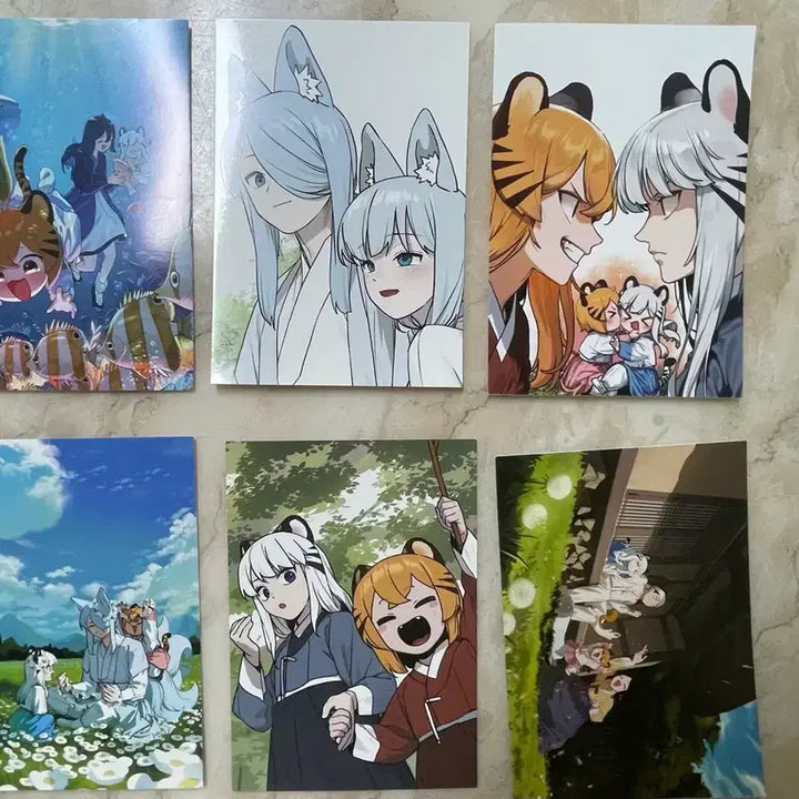 [BUNJANG] Horangi Deuroyayo (Tiger Comes) Postcard Set / 호랑이 들어와요 굿즈