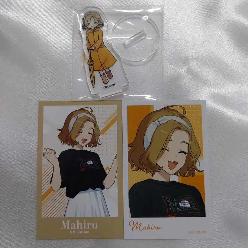 [BUNJANG] Milligram Mahiru Acrylic Stand Photocard / 밀그램 마히루 아크릴 스탠드 포토카드